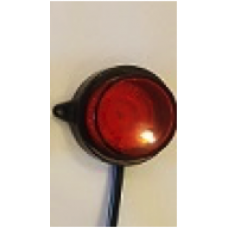 Фонарь маркерный  красный Спираль универсальный 205 с кольцом 
